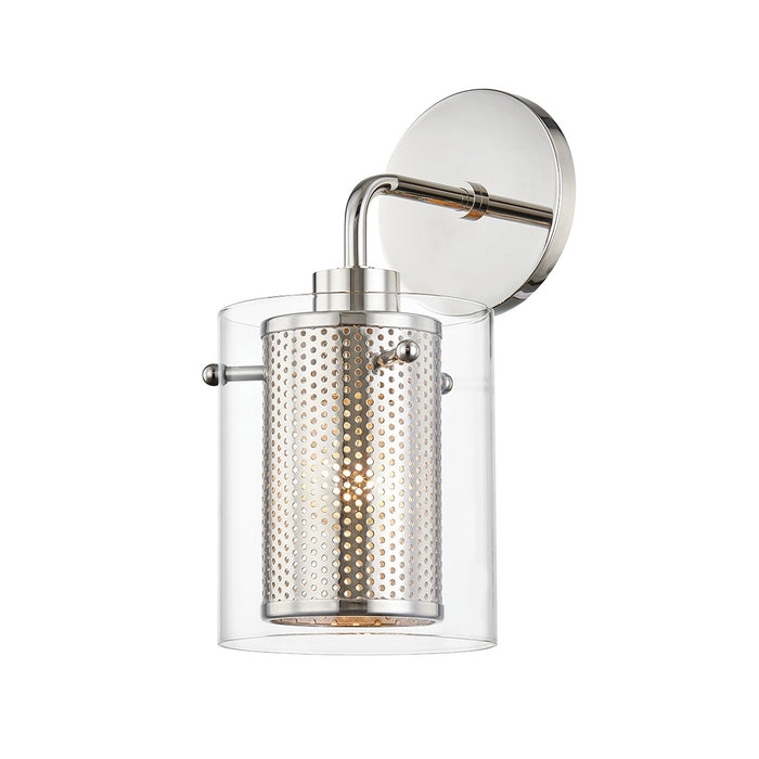Mitzi H323101-PN One Light Wall Sconce, Polished Nickel