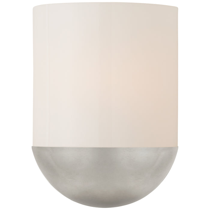 Visual Comfort Signature BBL 2155BSL-WG LED Wall Sconce, Burnished Silver Leaf