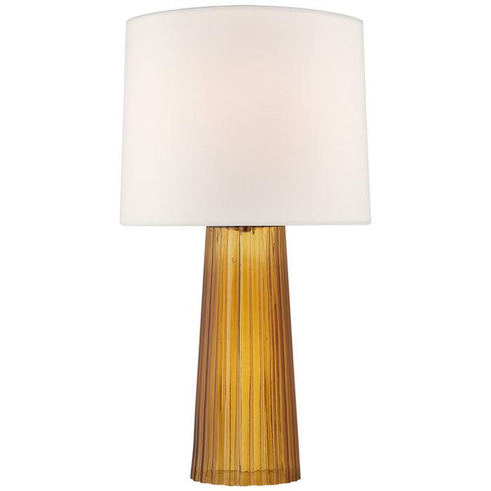 Visual Comfort Signature BBL 3120AMB-L One Light Table Lamp, Amber