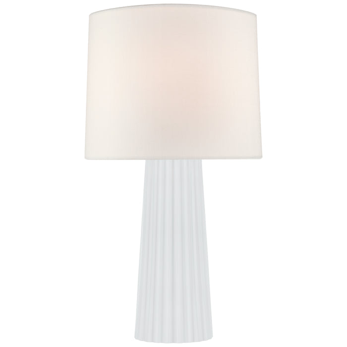 Visual Comfort Signature BBL 3120WG-L One Light Table Lamp, White Glass