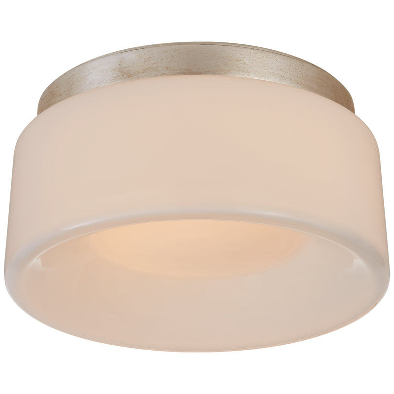 Visual Comfort Signature BBL 4092BSL-WG LED Flush Mount, Burnished Silver Leaf