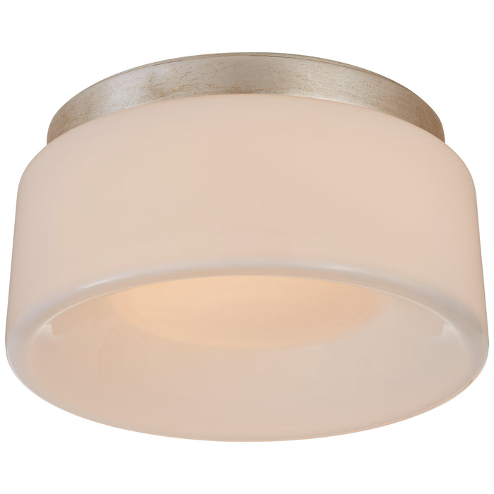 Visual Comfort Signature BBL 4092BSL-WG LED Flush Mount, Burnished Silver Leaf
