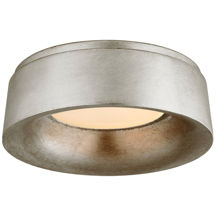 Visual Comfort Signature BBL 4094BSL LED Flush Mount, Burnished Silver Leaf