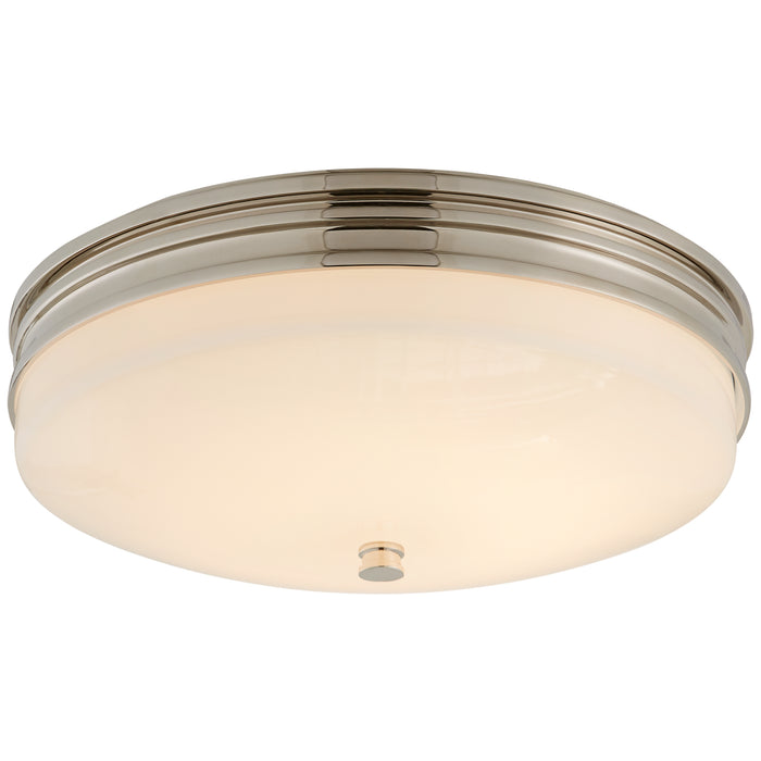 Visual Comfort Signature CHC 4601PN-WG LED Flush Mount, Polished Nickel