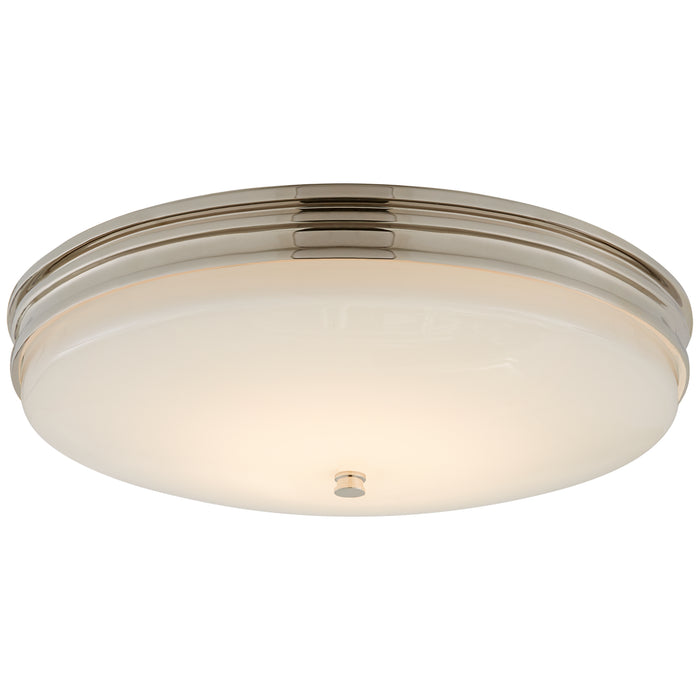 Visual Comfort Signature CHC 4603PN-WG LED Flush Mount, Polished Nickel