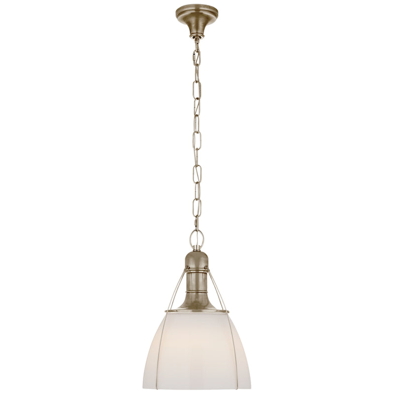Visual Comfort Signature CHC 5475AN-WG One Light Pendant, Antique Nickel