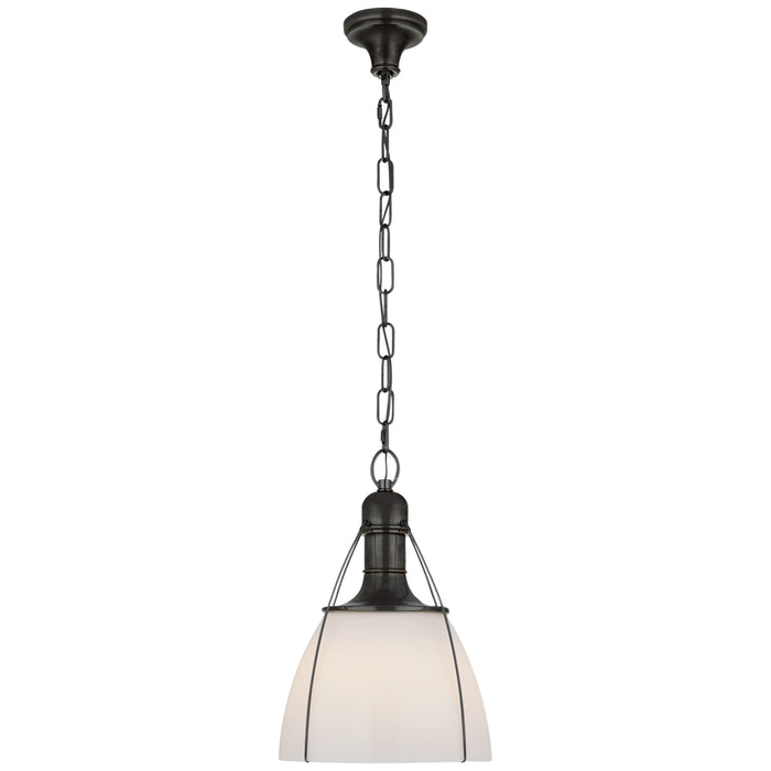 Visual Comfort Signature CHC 5475BZ-WG One Light Pendant, Bronze