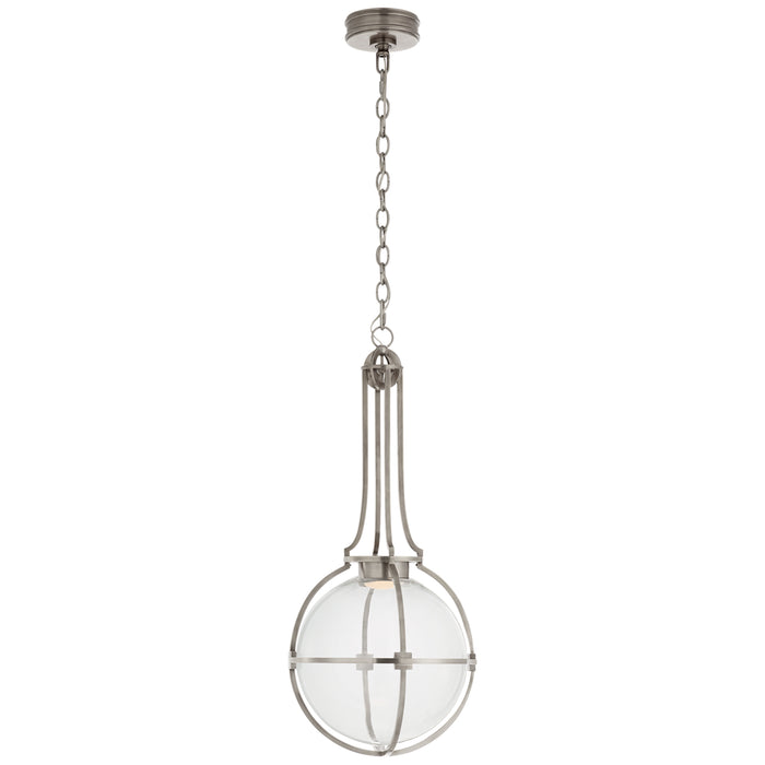 Visual Comfort Signature CHC 5478AN-CG LED Pendant, Antique Nickel