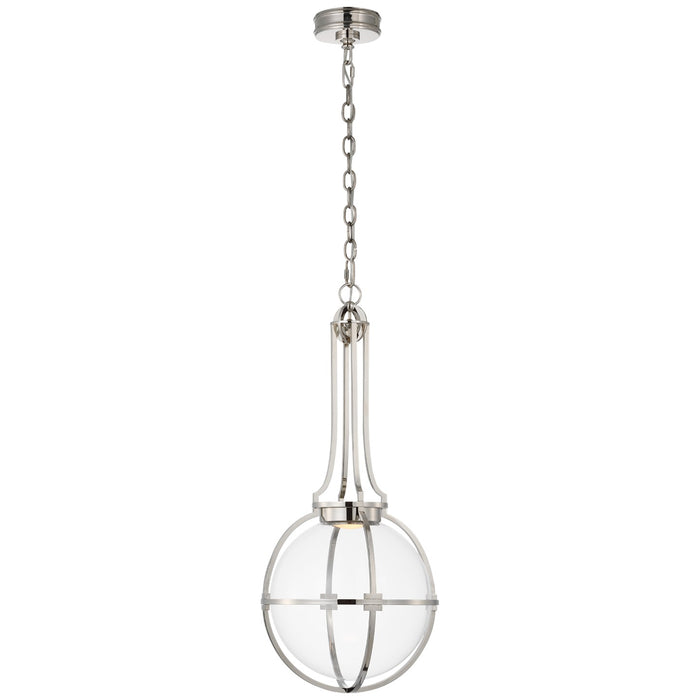 Visual Comfort Signature CHC 5478PN-CG LED Pendant, Polished Nickel