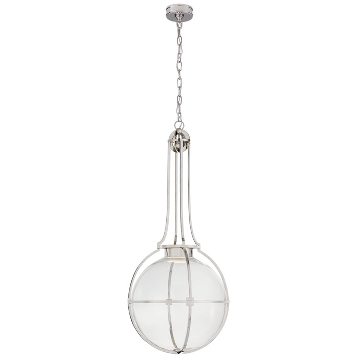 Visual Comfort Signature CHC 5479PN-CG LED Pendant, Polished Nickel
