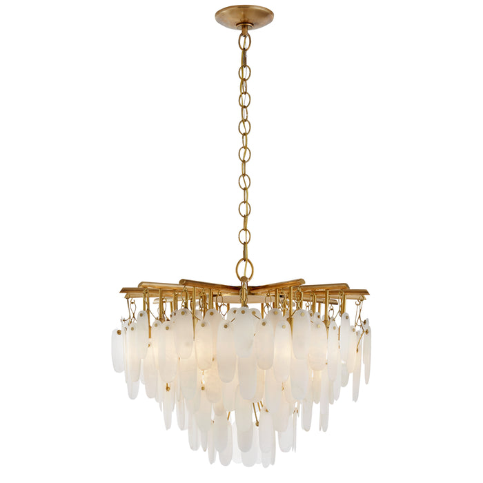 Visual Comfort Signature CHC 5910AB-ALB LED Chandelier, Antique-Burnished Brass