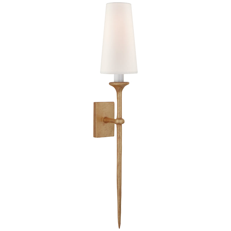 Visual Comfort Signature JN 2075AGL-L One Light Wall Sconce, Antique Gold Leaf