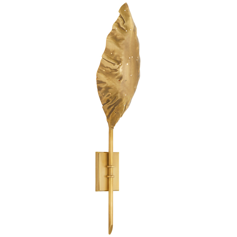 Visual Comfort Signature JN 2517AB One Light Wall Sconce, Antique-Burnished Brass