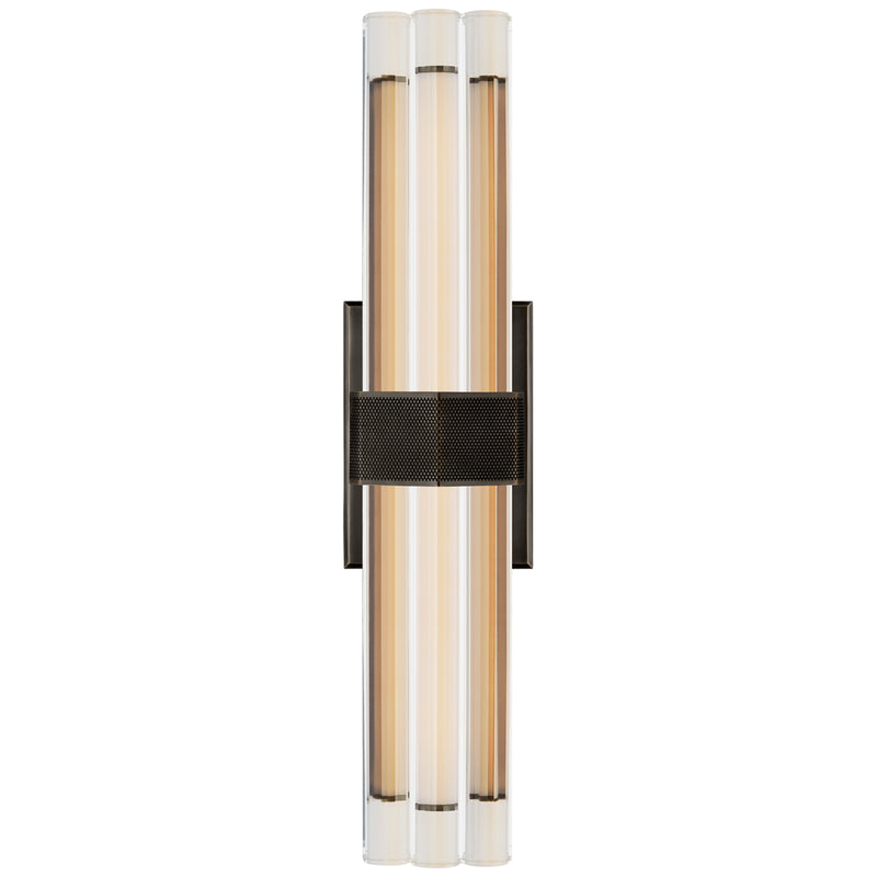 Visual Comfort Signature LR 2909BZ-CG LED Wall Sconce, Bronze