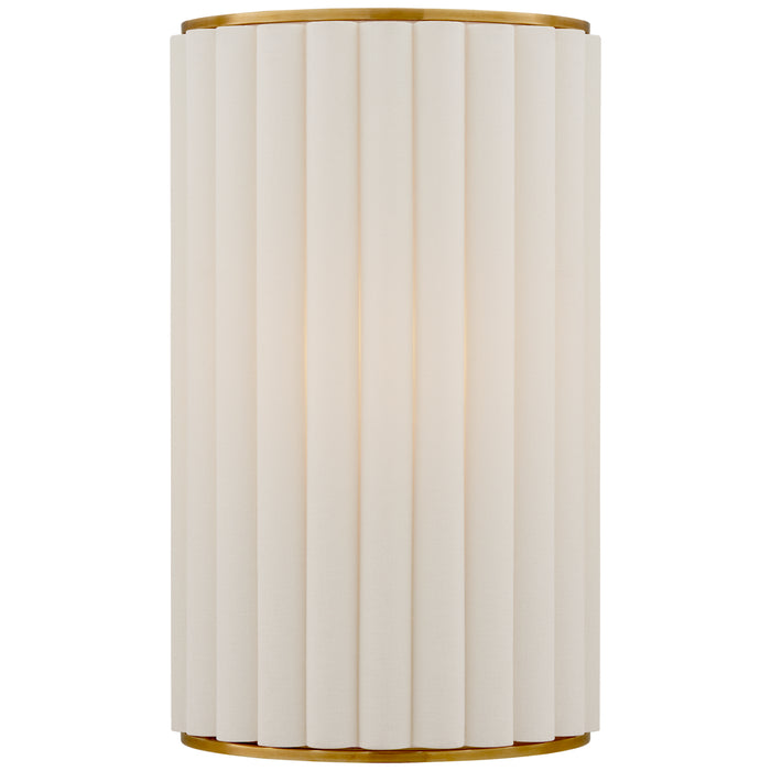 Visual Comfort Signature S 2440HAB-L One Light Wall Sconce, Hand-Rubbed Antique Brass