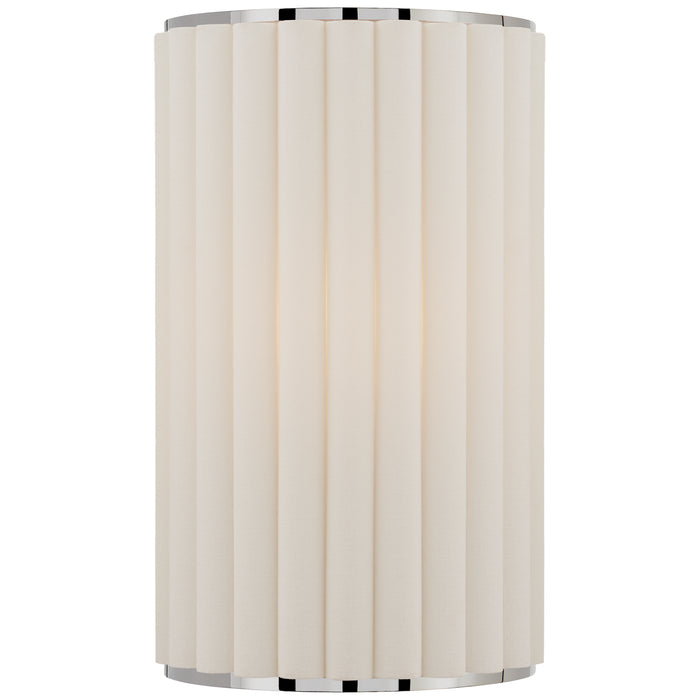 Visual Comfort Signature S 2440PN-L One Light Wall Sconce, Polished Nickel