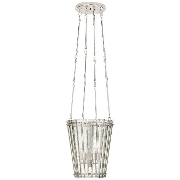Visual Comfort Signature S 5652PN-AM Four Light Chandelier, Polished Nickel