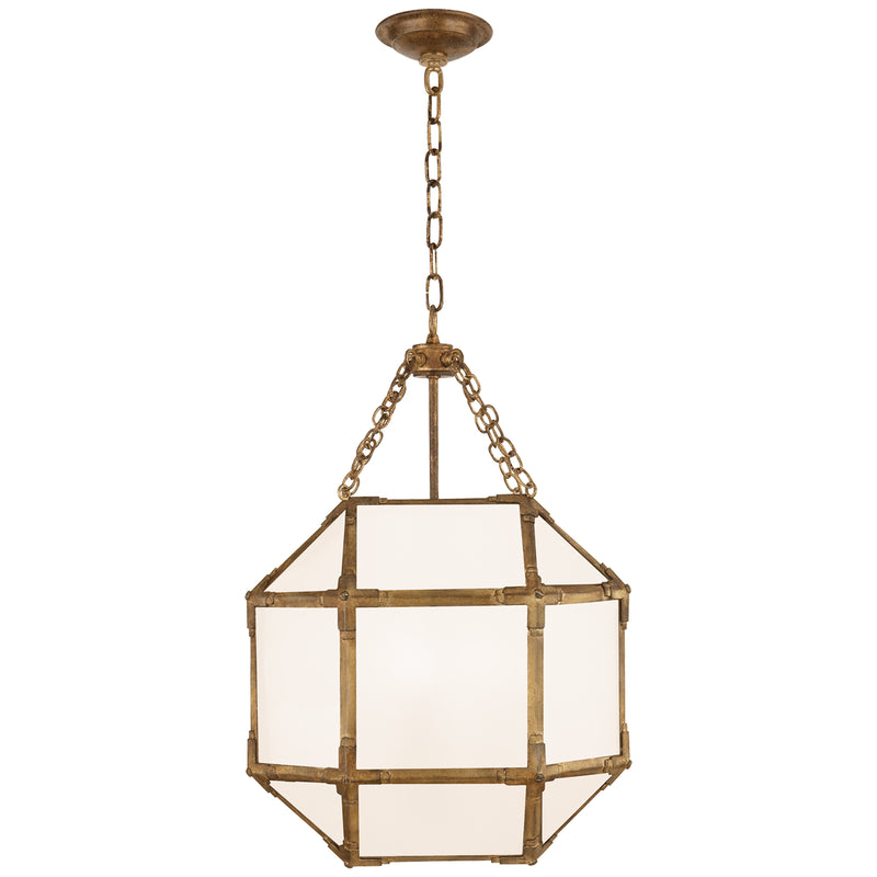 Visual Comfort Signature SK 5008GI-WG Three Light Lantern, Gilded Iron