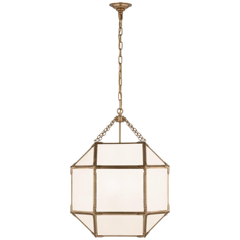 Visual Comfort Signature SK 5009GI-WG Three Light Lantern, Gilded Iron