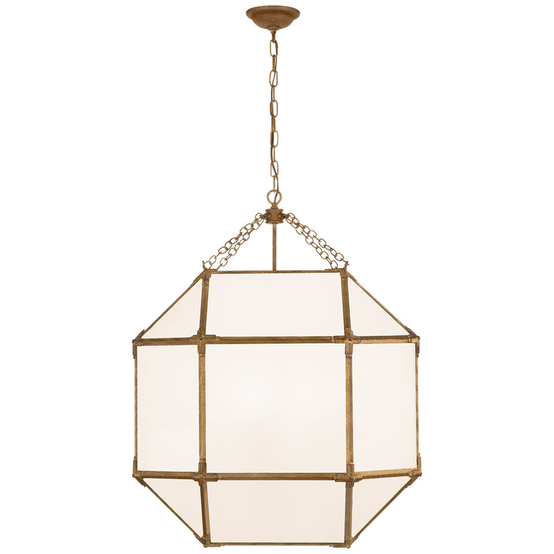 Visual Comfort Signature SK 5010GI-WG Three Light Lantern, Gilded Iron