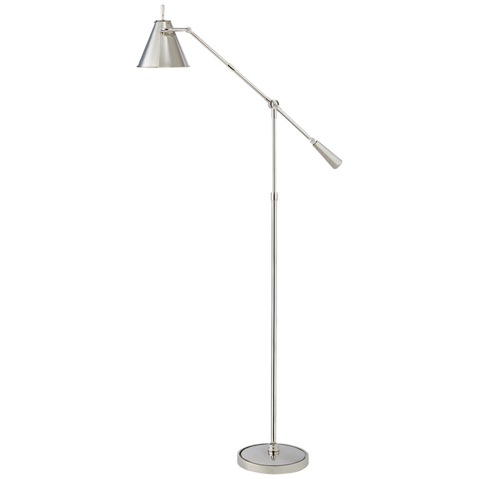 Visual Comfort Signature TOB 1536PN LED Floor Lamp, Polished Nickel