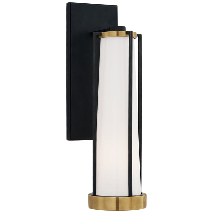 Visual Comfort Signature TOB 2275BZ/HAB-WG LED Wall Sconce, Bronze and Brass