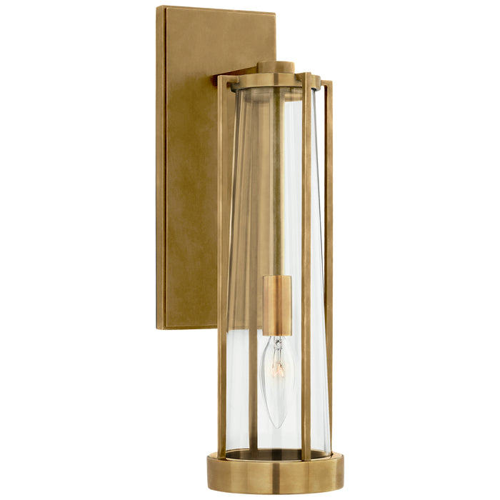 Visual Comfort Signature TOB 2275HAB-CG One Light Wall Sconce, Hand-Rubbed Antique Brass