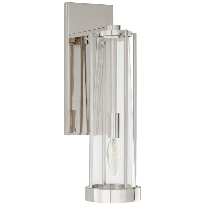 Visual Comfort Signature TOB 2275PN-CG One Light Wall Sconce, Polished Nickel