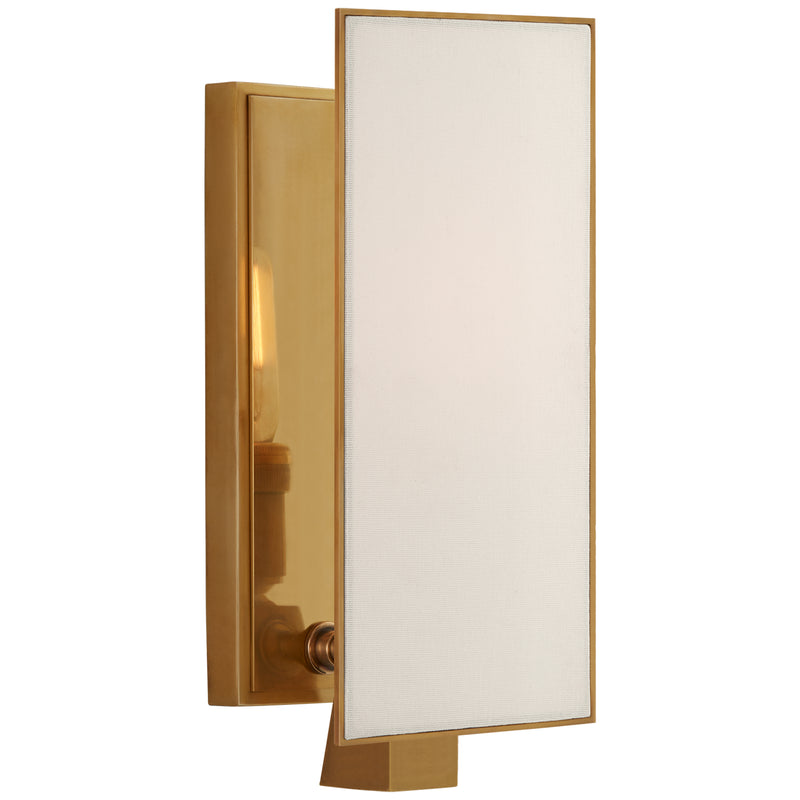 Visual Comfort Signature TOB 2340HAB-L One Light Wall Sconce, Hand-Rubbed Antique Brass