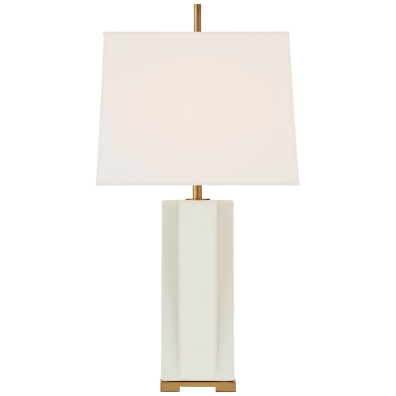 Visual Comfort Signature TOB 3681IVO-L One Light Table Lamp, Ivory