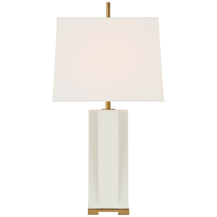 Visual Comfort Signature TOB 3681IVO-L One Light Table Lamp, Ivory