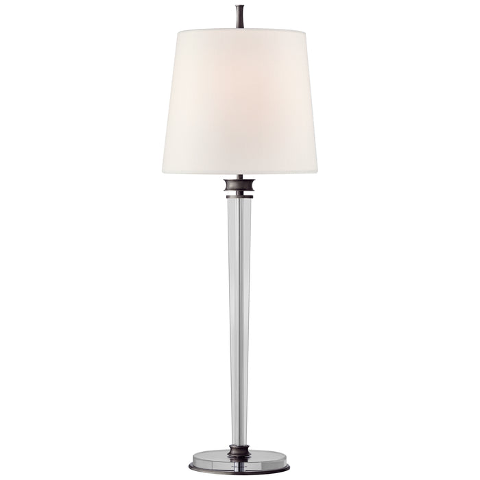 Visual Comfort Signature TOB 3943BZ-L One Light Buffet Lamp, Bronze and Crystal