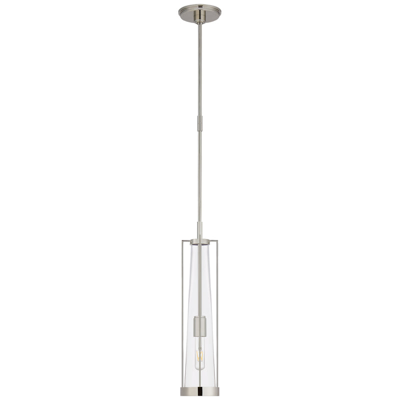 Visual Comfort Signature TOB 5276PN-CG One Light Pendant, Polished Nickel