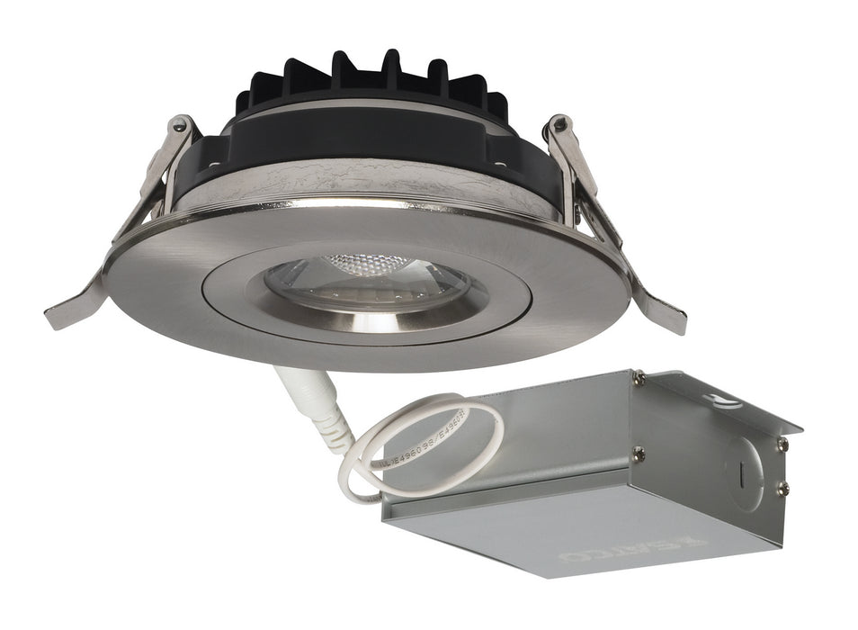 Satco S11620 LED Downlight, Brushed Nickel