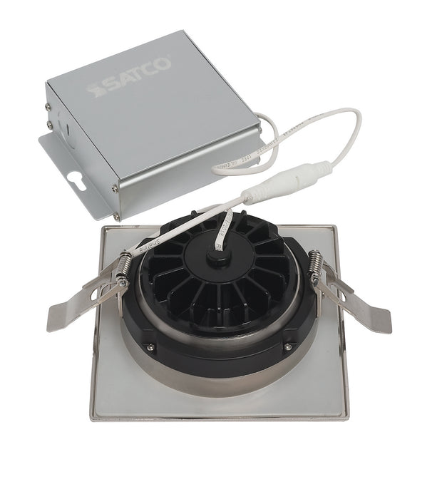 Satco S11623 LED Downlight, Brushed Nickel