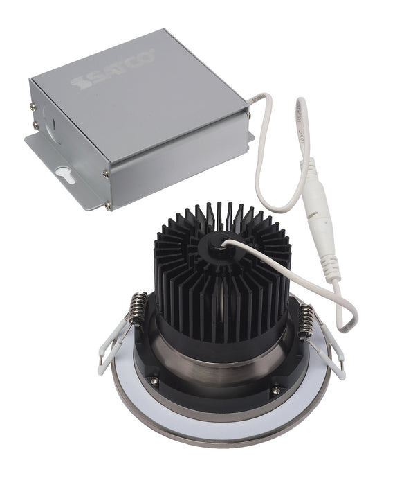 Satco S11626 LED Downlight, Brushed Nickel