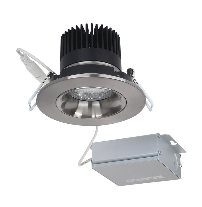 Satco S11626 LED Downlight, Brushed Nickel