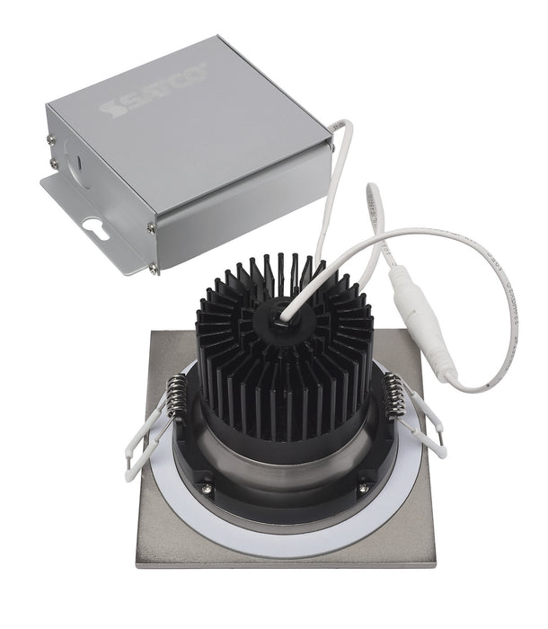 Satco S11629 LED Downlight, Brushed Nickel