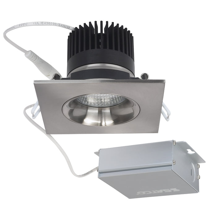 Satco S11629 LED Downlight, Brushed Nickel