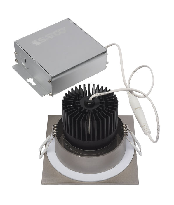 Satco S11635 LED Downlight, Brushed Nickel