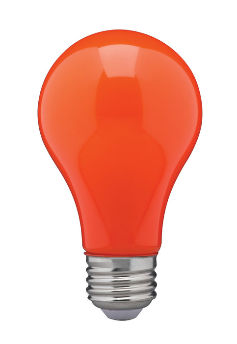 Satco S14988 Light Bulb, Ceramic Orange