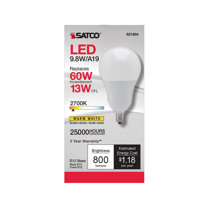 Satco S21804 Light Bulb, Frost