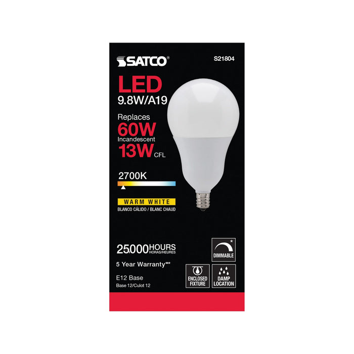 Satco S21804 Light Bulb, Frost