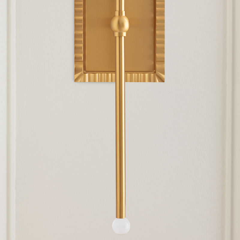 Visual Comfort Studio AW1051BBS One Light Wall Sconce, Burnished Brass