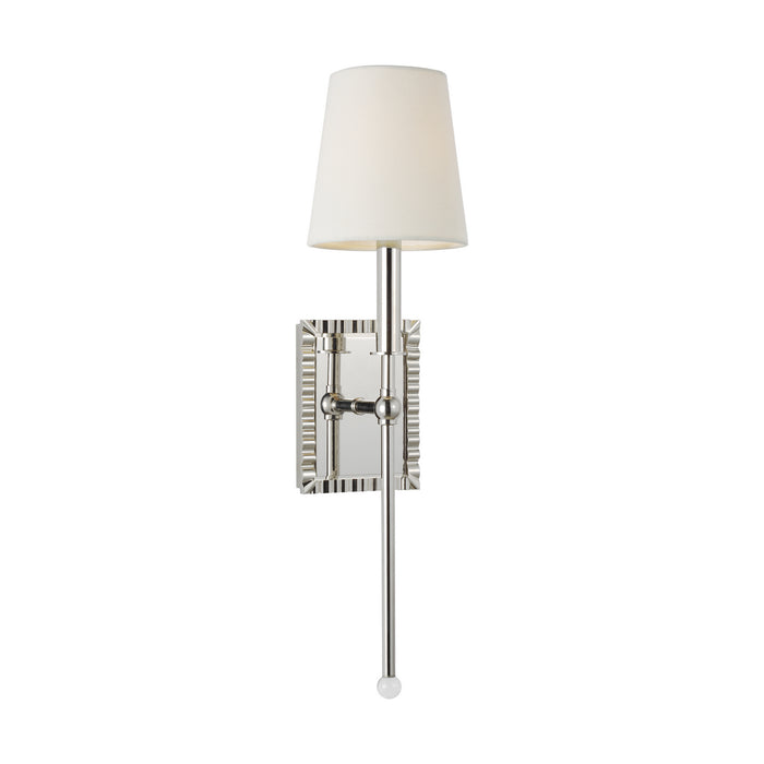 Visual Comfort Studio AW1051PN One Light Wall Sconce, Polished Nickel
