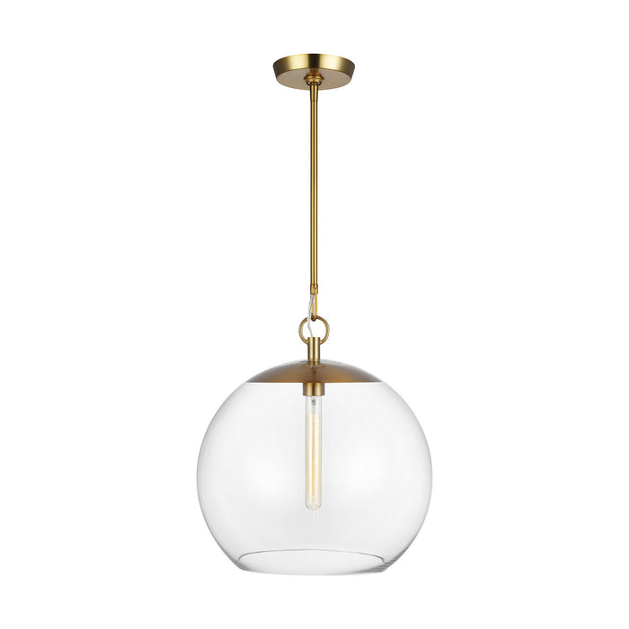 Visual Comfort Studio CP1041BBS One Light Pendant, Burnished Brass