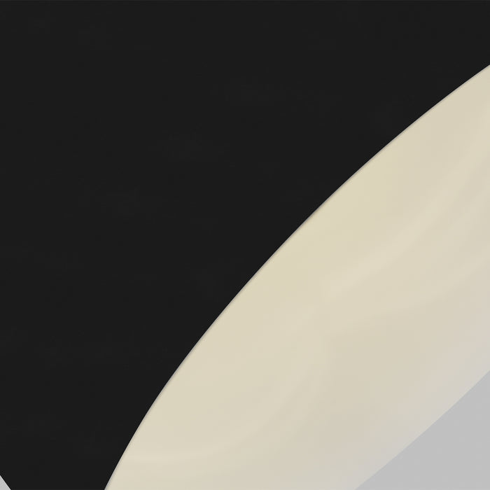 Visual Comfort Studio EP1141MBK One Light Pendant, Midnight Black