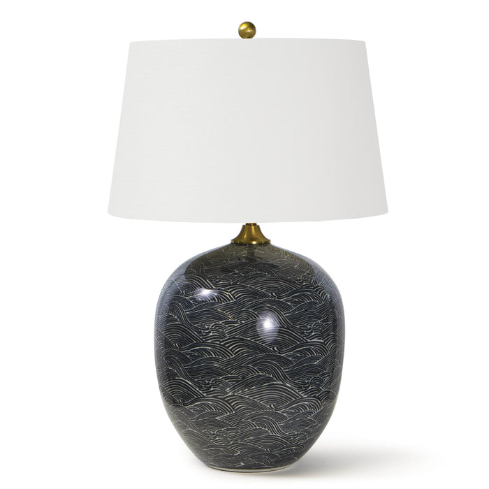 Regina Andrew 13-1289BLK One Light Table Lamp, Ebony