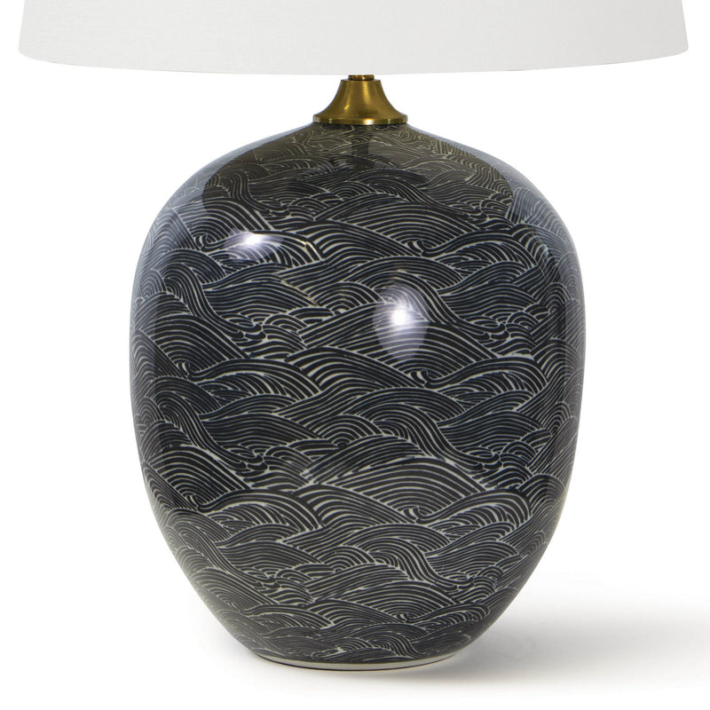 Regina Andrew 13-1289BLK One Light Table Lamp, Ebony