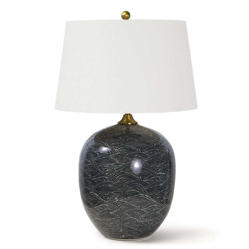 Regina Andrew 13-1289BLK One Light Table Lamp, Ebony